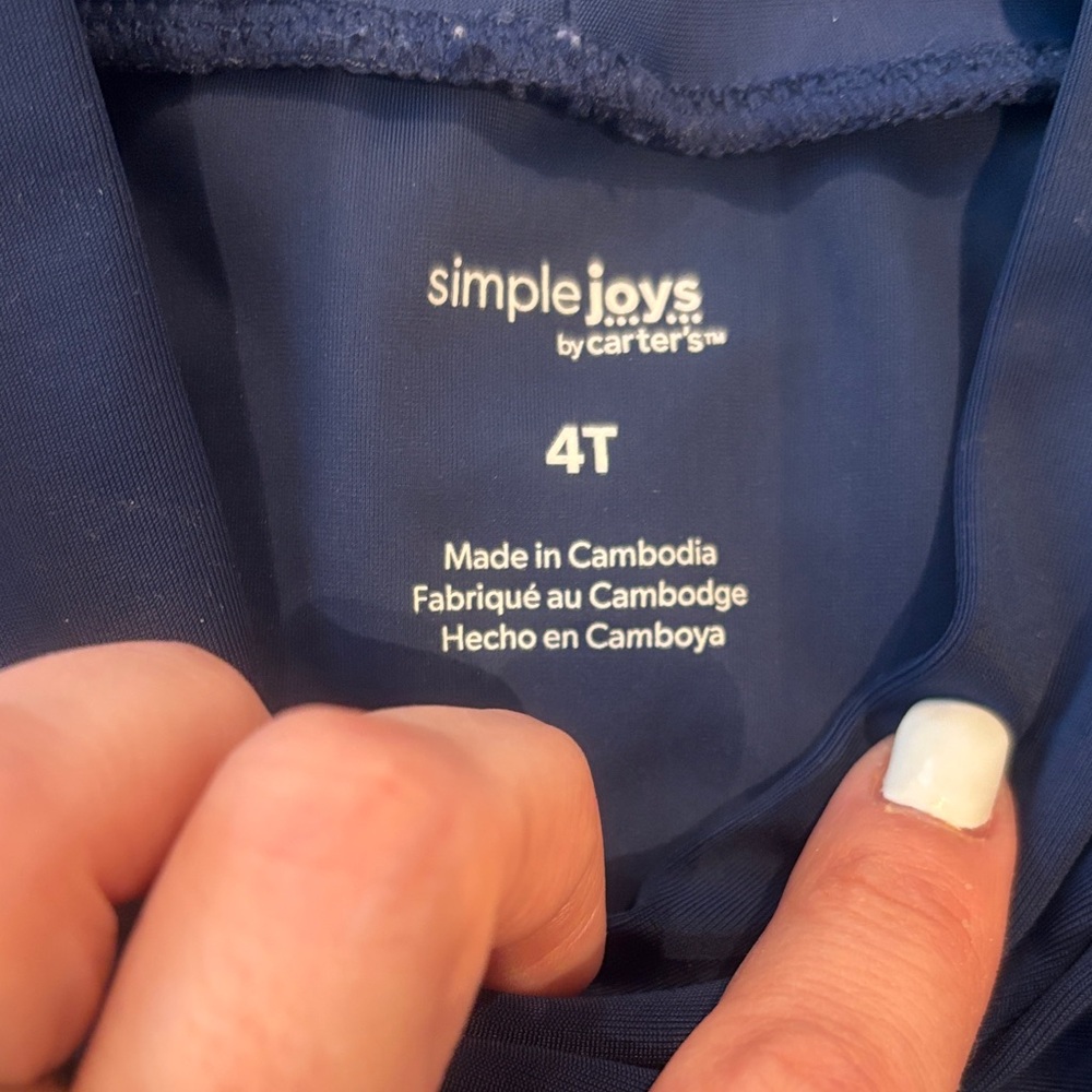 Kids Navy Rashguard Set - Picture 4 of 11